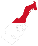 Monaco Map Flag